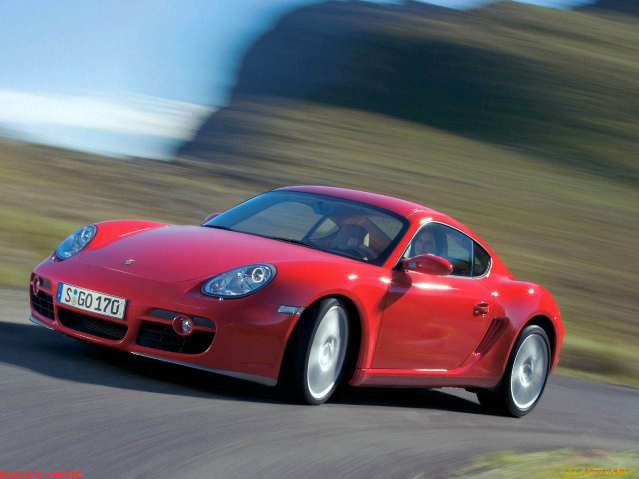 porsche, cayman, 